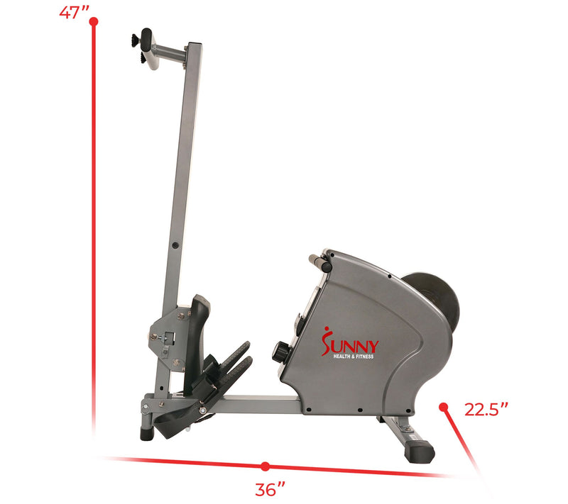 Sunny Health & Fitness Flywheel Rowing Machine — View 8