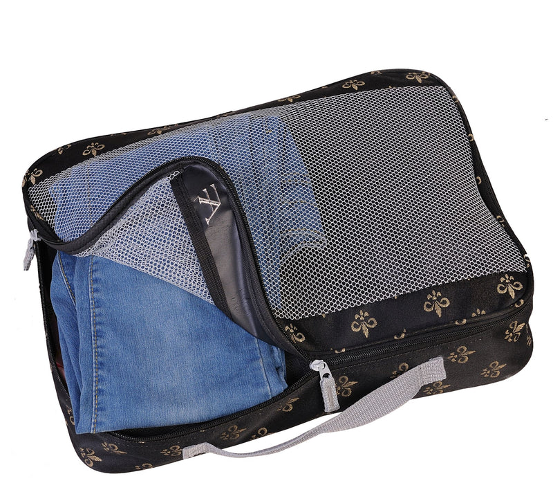 American Flyer Fleur-De-Lis Packing Cubes - 3-Piece Set — View 8