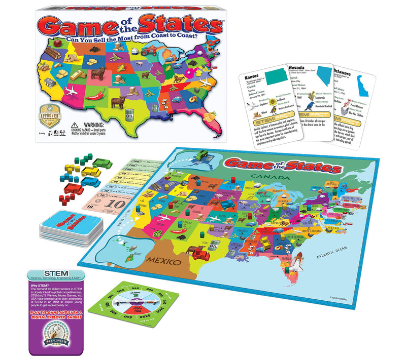 Winning Moves Game of the States Family Game — Main view