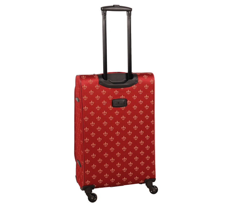 American Flyer Fleur de Lis 5-Piece Spinner Luggage Set — View 7