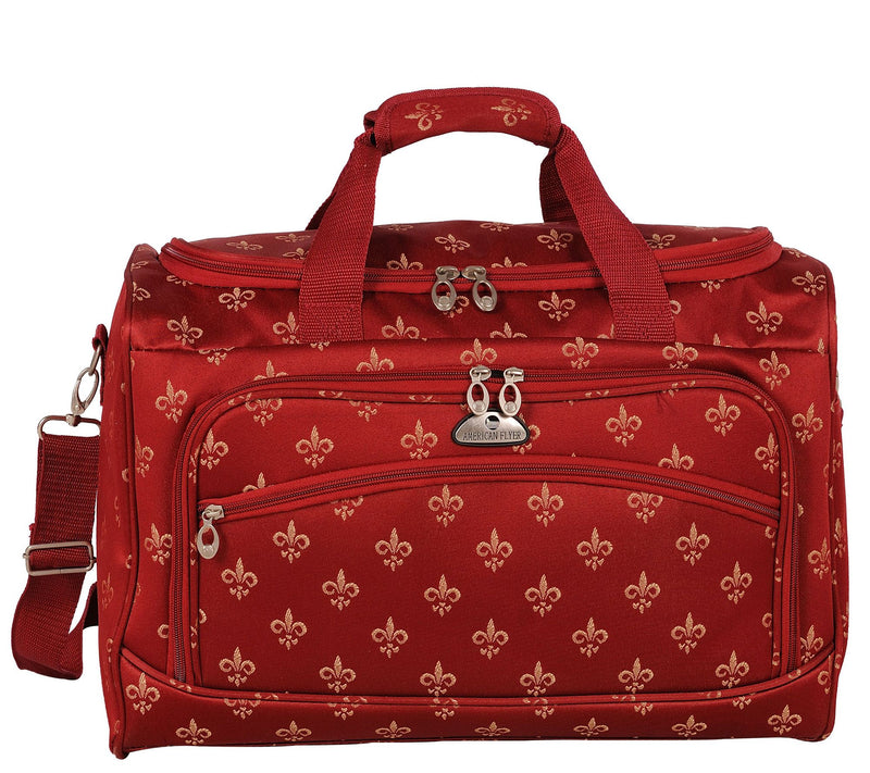 American Flyer Fleur de Lis 5-Piece Spinner Luggage Set — View 11