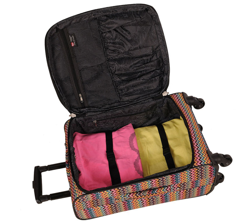 American Flyer Gold Coast 5-Piece Spinner Luggage Set — View 4