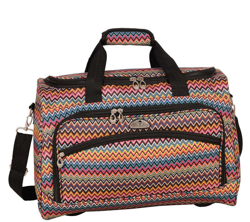 American Flyer Gold Coast 5-Piece Spinner Luggage Set — View 6