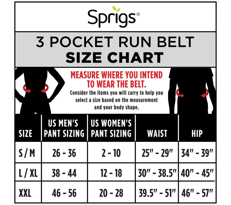 Sprigs 3-Pocket Adjustable Sport Belt — View 36