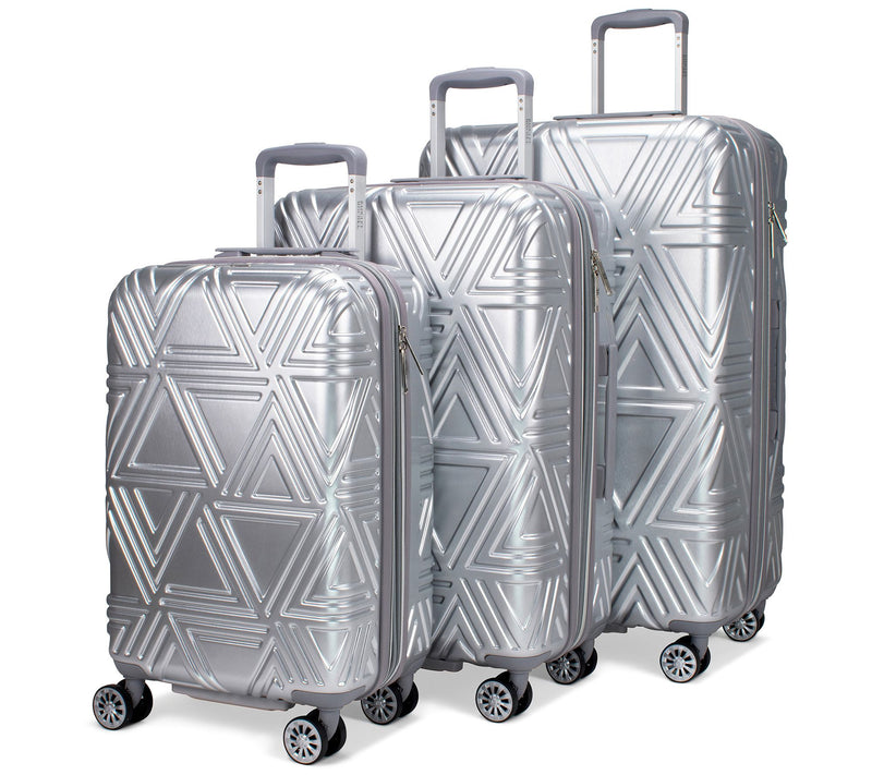 Badgley Mischka Contour 3-Piece Hard ExpandableLuggage Set — View 7