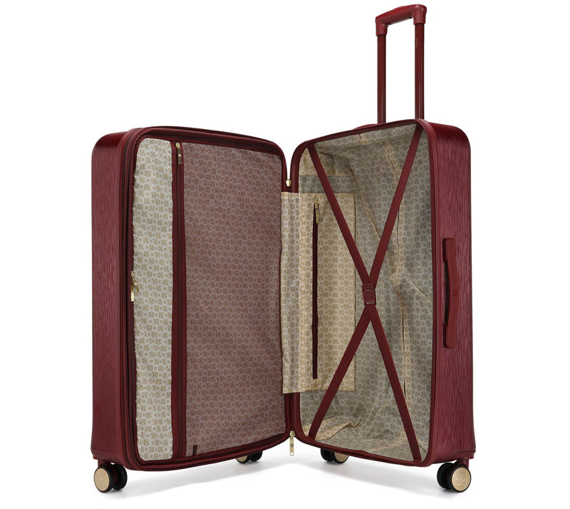 Badgley Mischka Diamond 3-Piece Hard ExpandableLuggage Set — View 14