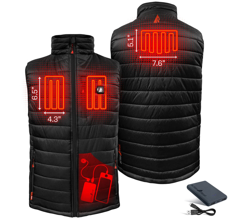 ActionHeat Women's 5V Battery-Heated Puffer Vest — View 6