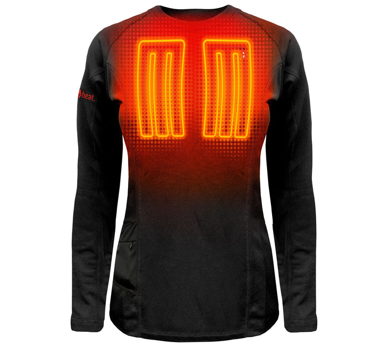 ActionHeat Women's 5V Battery Heated Base LayerShirt — Main view
