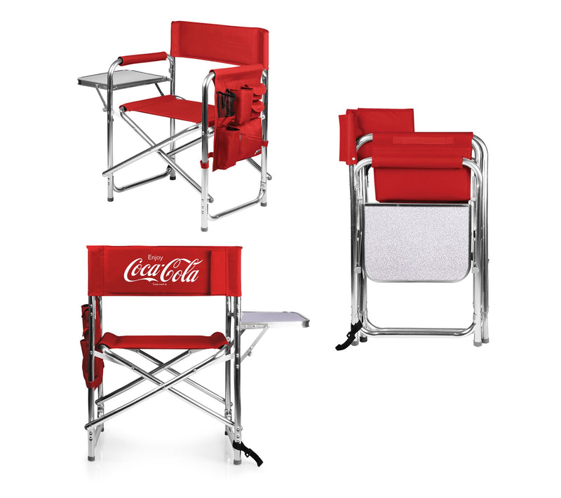 Picnic Time Coca-Cola Sports Chair — View 2