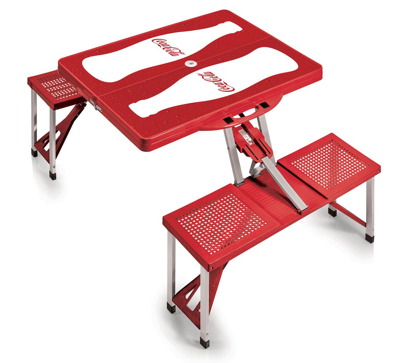 Picnic Time Coca-Cola Picnic Table Portable Folding Table — Main view