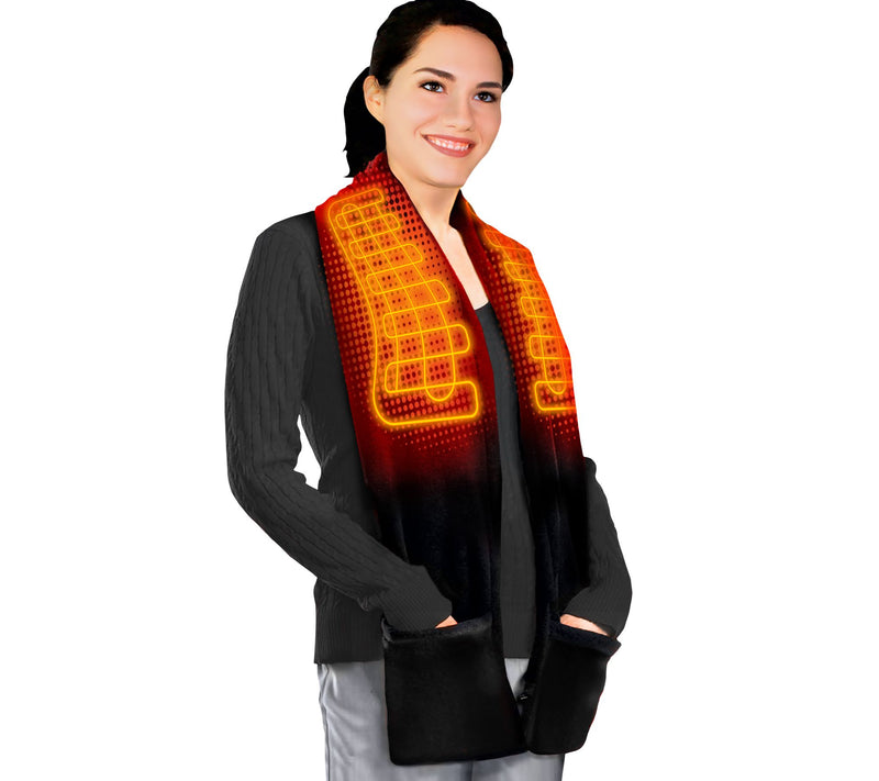 ActionHeat AA Battery Heated Scarf — View 6