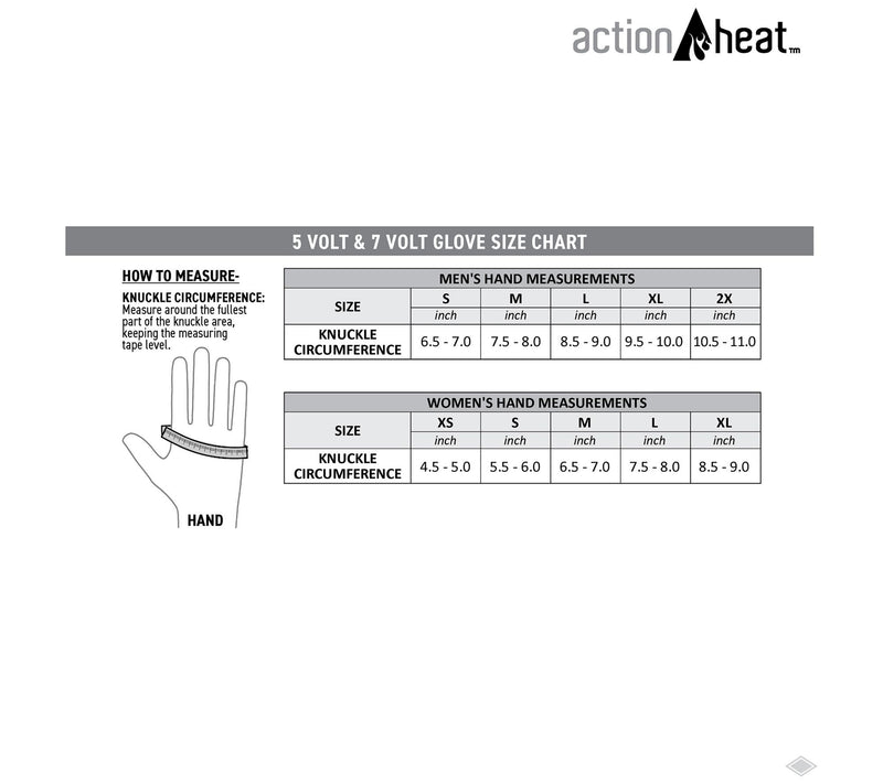 ActionHeat Men's 5V Battery Heated Premium Gloves — View 10