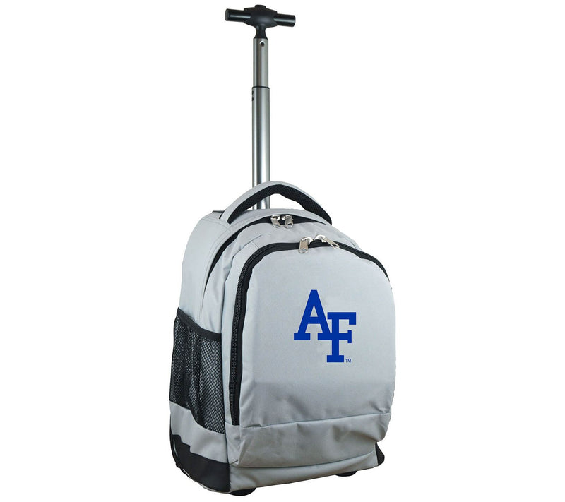 NCAA 19" Gray Premium Wheeled Backpack — Main view