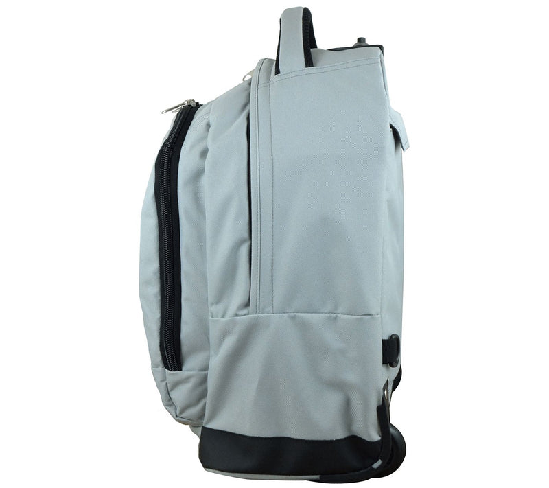 NCAA 19" Gray Premium Wheeled Backpack — View 3