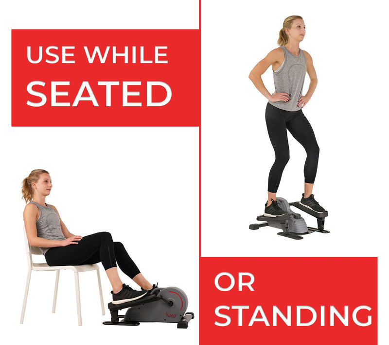 Sunny Health & Fitness SF-E3908 Portable Standp Elliptical — View 3