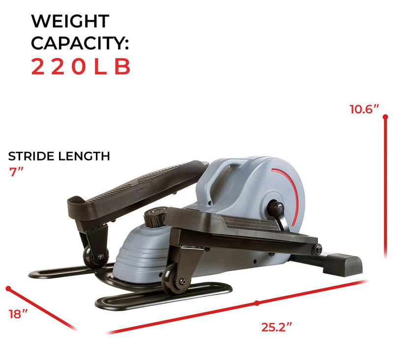 Sunny Health & Fitness SF-E3908 Portable Standp Elliptical — View 5