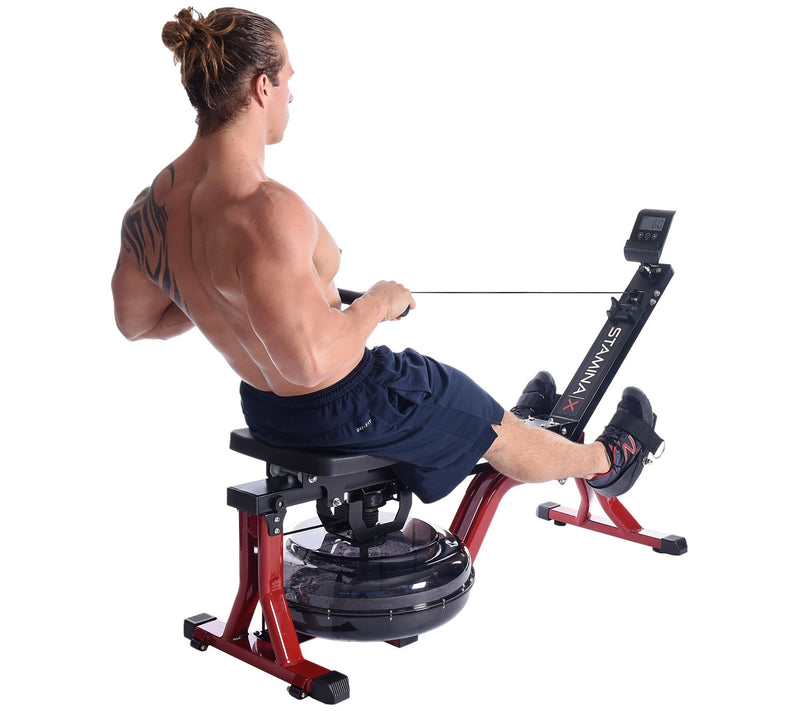 Stamina X Compact Water Rower with Heart RateTransmitter — View 8