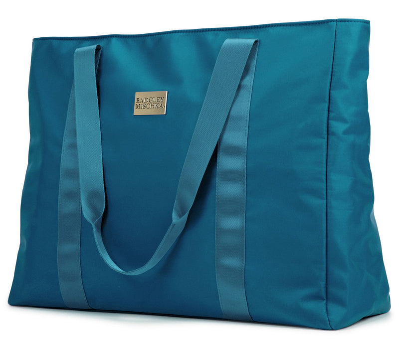 Badgley Mischka Nylon Travel Tote Weekender Bag — View 4