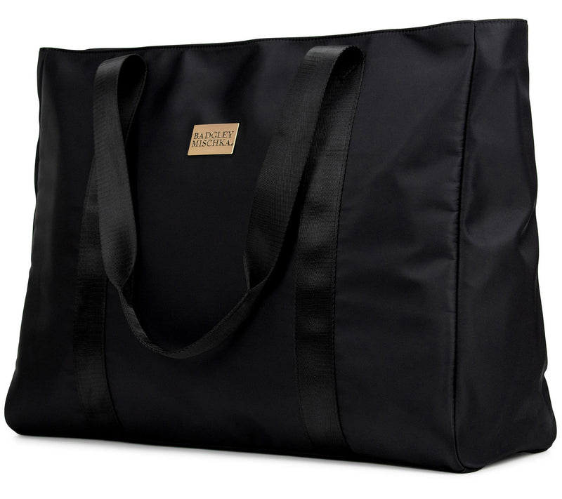 Badgley Mischka Nylon Travel Tote Weekender Bag — View 5