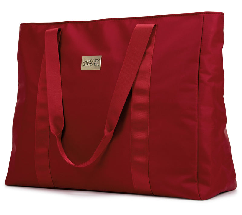 Badgley Mischka Nylon Travel Tote Weekender Bag — View 7