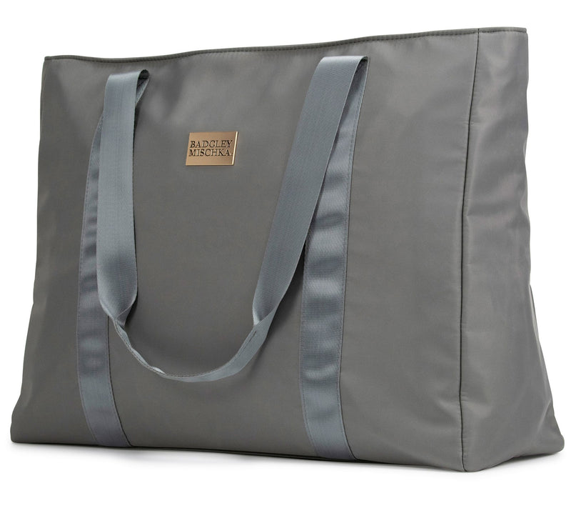 Badgley Mischka Nylon Travel Tote Weekender Bag — View 9