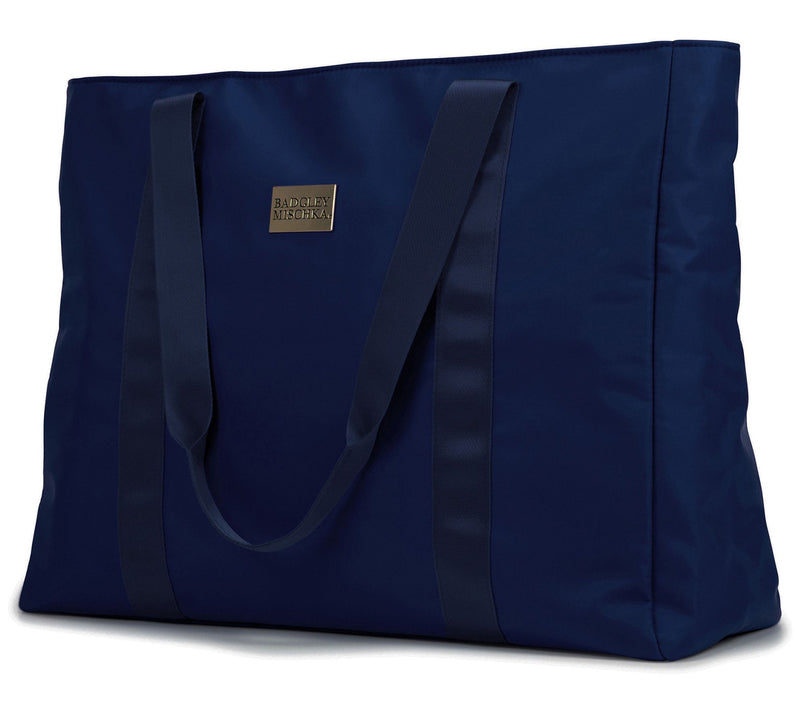Badgley Mischka Nylon Travel Tote Weekender Bag — View 13