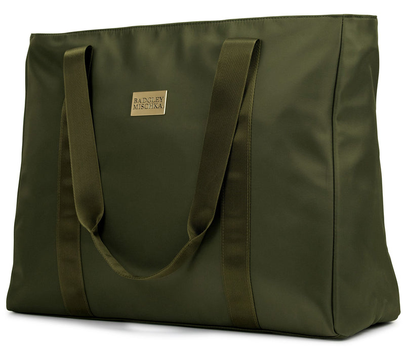 Badgley Mischka Nylon Travel Tote Weekender Bag — View 11