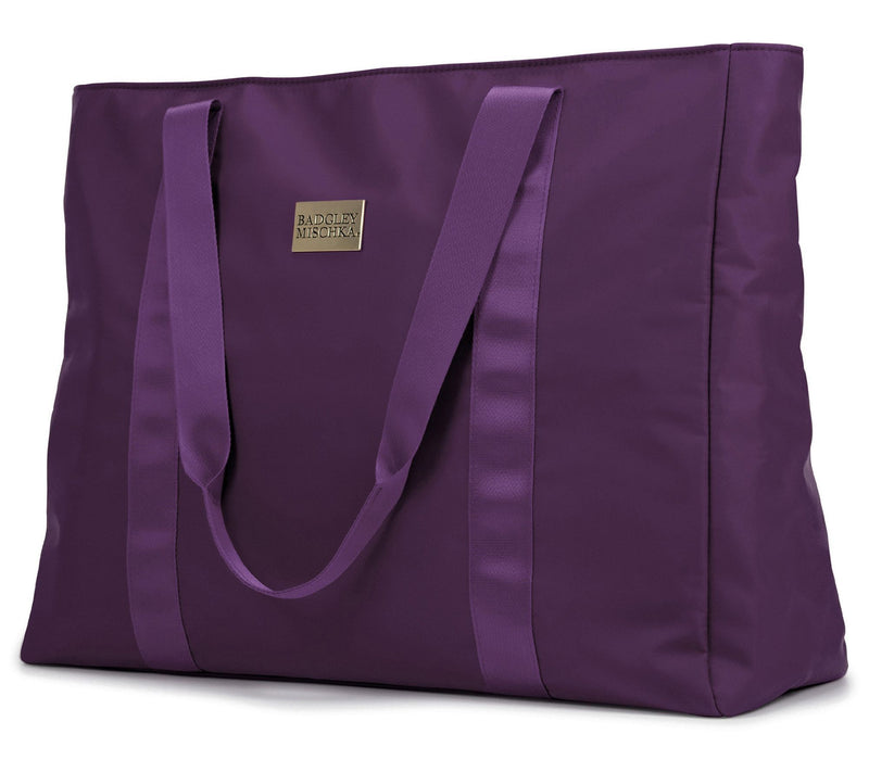 Badgley Mischka Nylon Travel Tote Weekender Bag — View 15