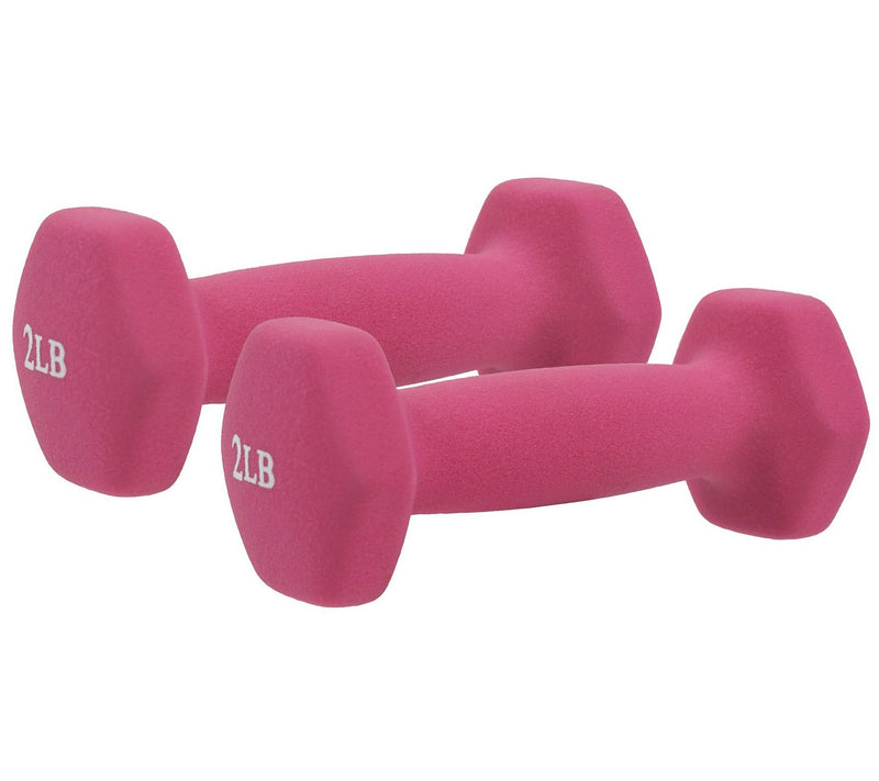 Sunny Health & Fitness Neoprene 2-lb Dumbbell Pair — View 3
