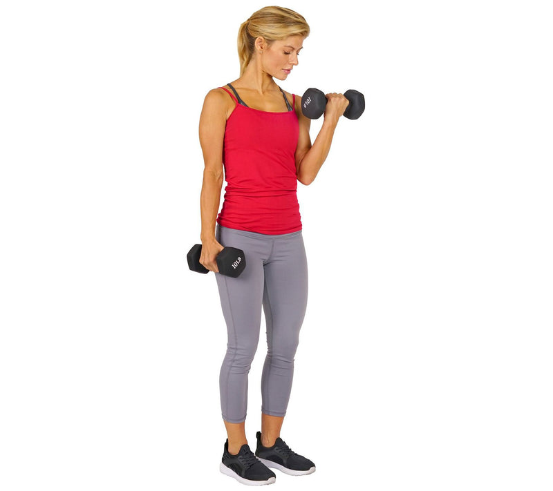 Sunny Health & Fitness Neoprene 5-lb Dumbbell Pair — View 4