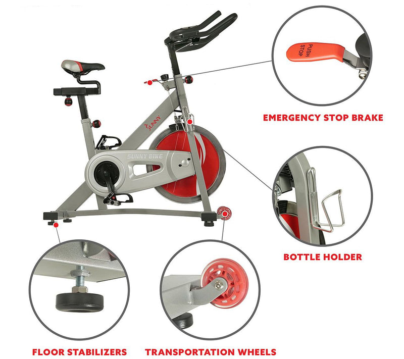 Sunny Health & Fitness Pro II Indoor Cycling Bike SF-B1995 — View 5