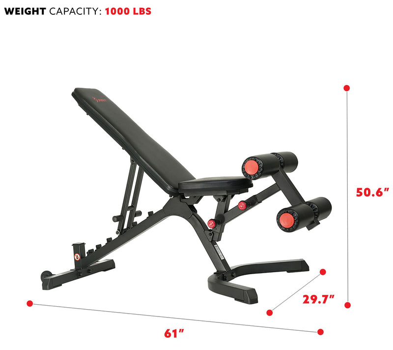 Sunny Health & Fitness Adjustable Weight BenchSF-BH6920 — View 6