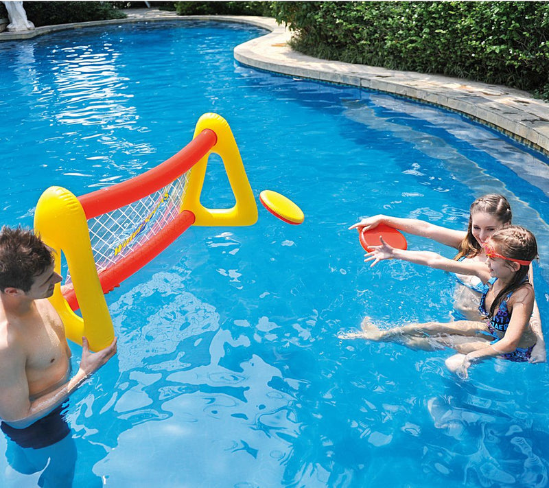 Pool Central 51" Inflatable Pool Frisbee Game — View 3