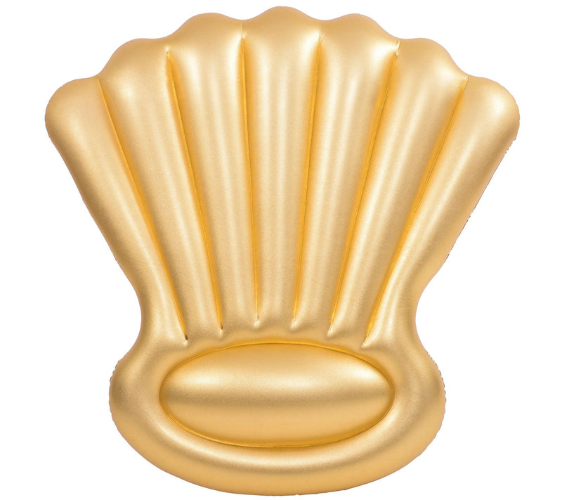 Pool Central Inflatable 63" Gold Shell-Shaped Float — Main view