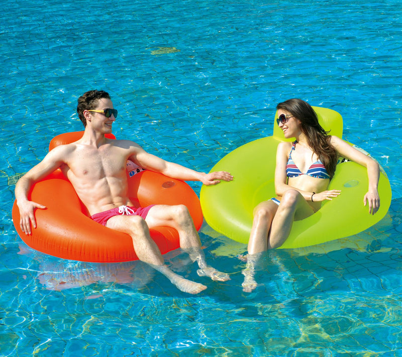 Pool Central Inflatable Orange Tube Water PoolFloat 48" — View 2