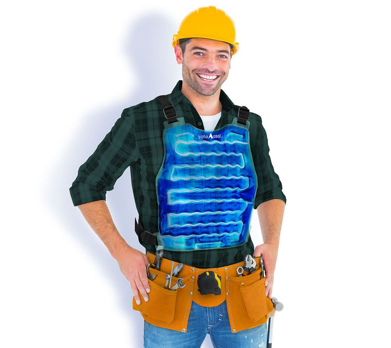 AlphaCool Original Cooling Ice Vest Blue — View 2