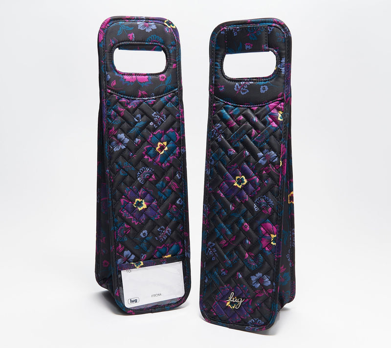 Lug Set of 2 Insulated Wine Totes - Shuttle — View 5