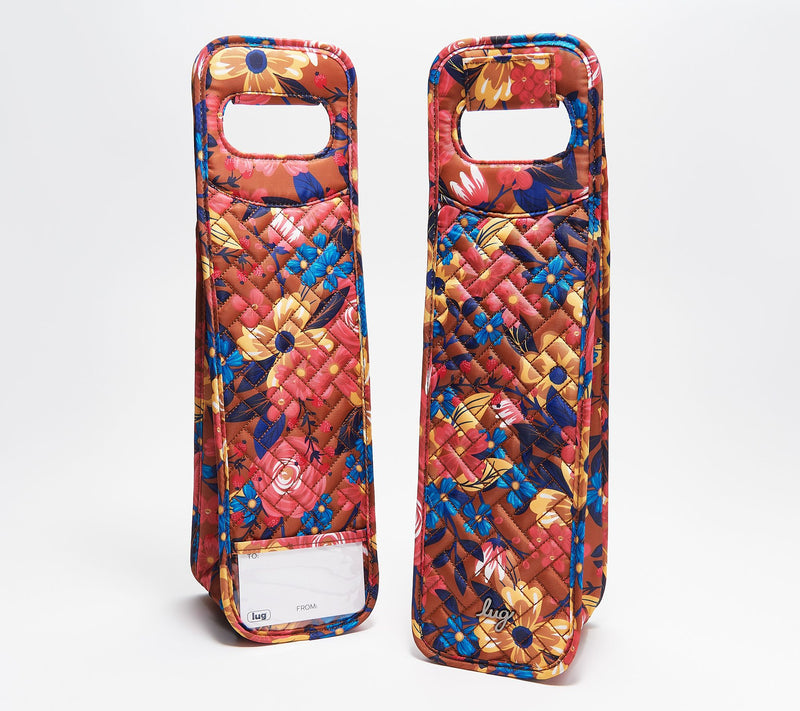 Lug Set of 2 Insulated Wine Totes - Shuttle — View 17