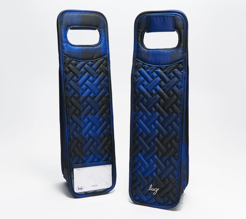 Lug Set of 2 Insulated Wine Totes - Shuttle — View 7