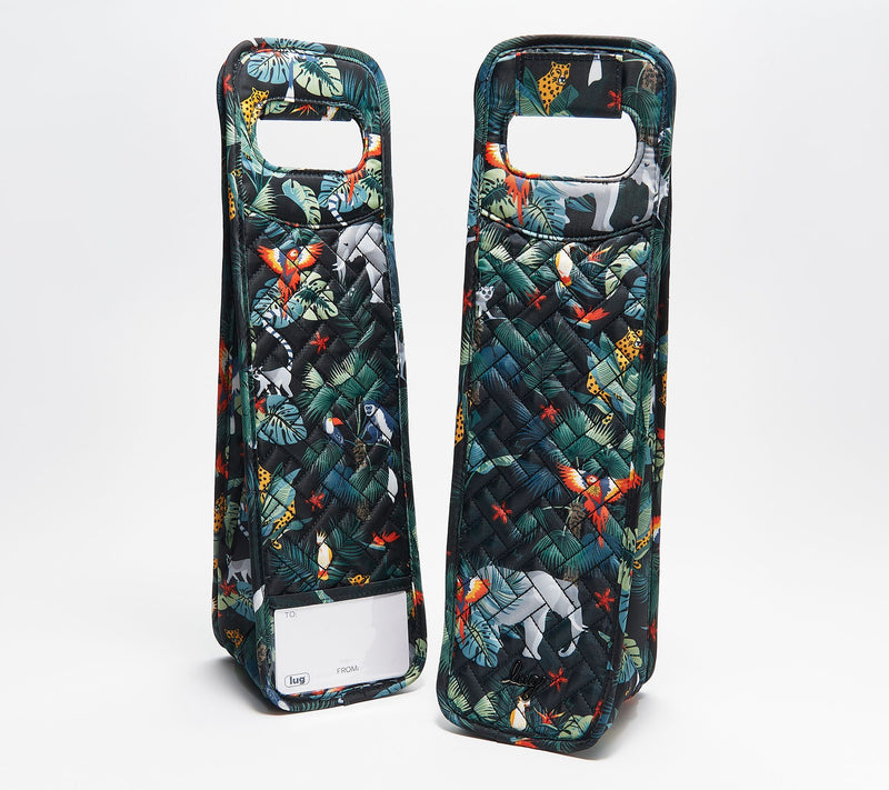 Lug Set of 2 Insulated Wine Totes - Shuttle — View 19