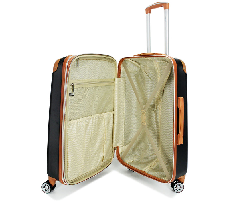 Miami Carryon Collins 3 Piece Expandable Retr oLuggage Set — View 8