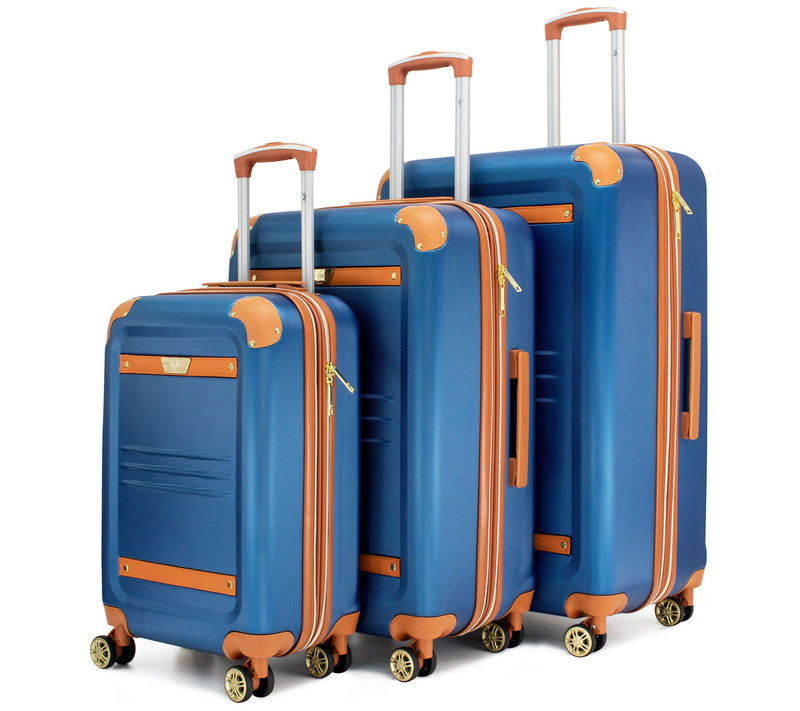 ITALIA 3-Piece Expandable Spinner Luggage Set — View 4