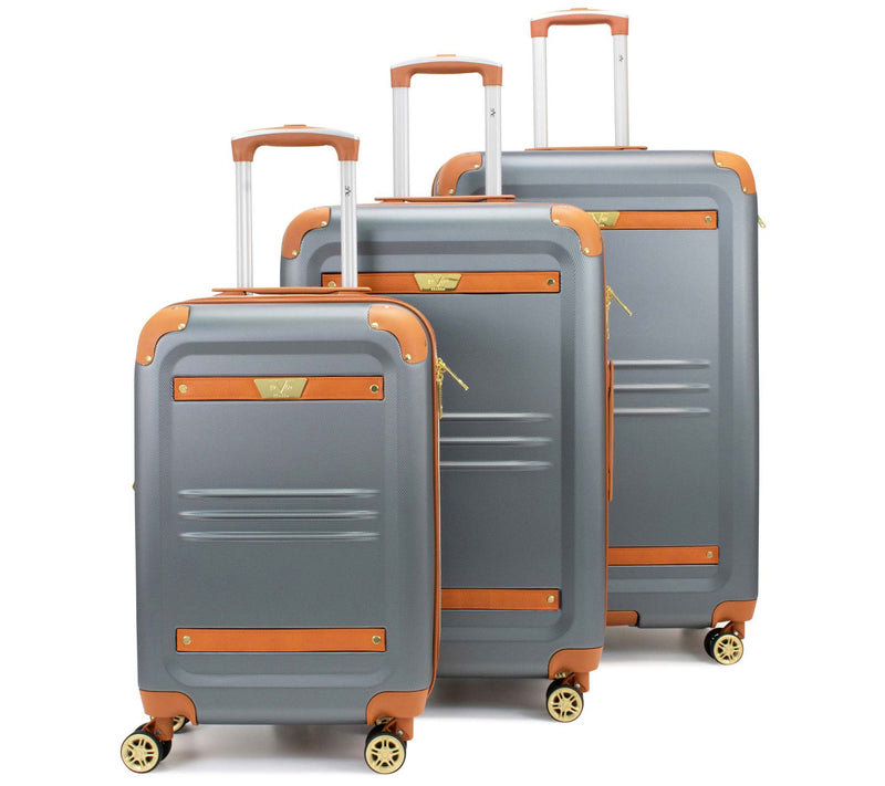 ITALIA 3-Piece Expandable Spinner Luggage Set — View 7
