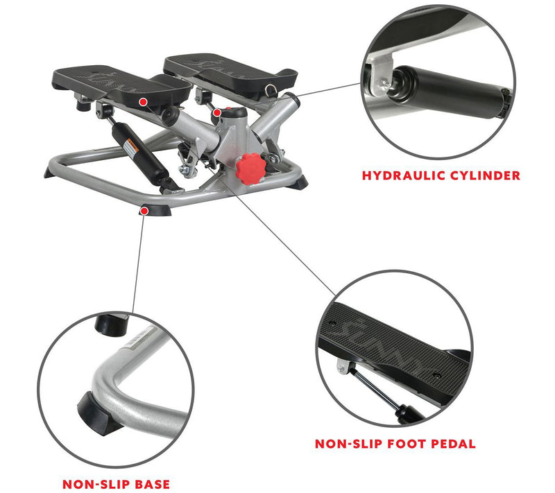 Sunny Health & Fitness Total Body Advanced Steper — View 4