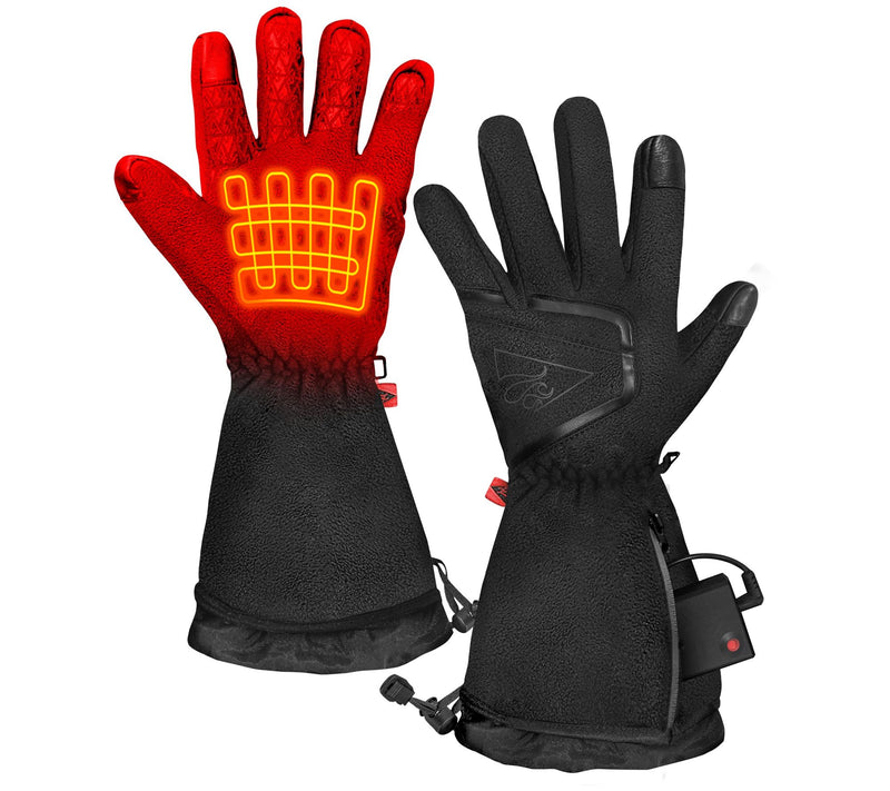 ActionHeat Men's AA Battery-Heated Fleece Gloves 2.0 — View 3