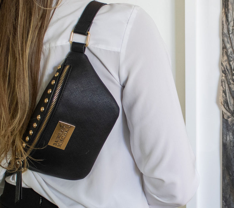 Badgley Mischka Vegan Leather Belt Bag -Bridgette — View 3