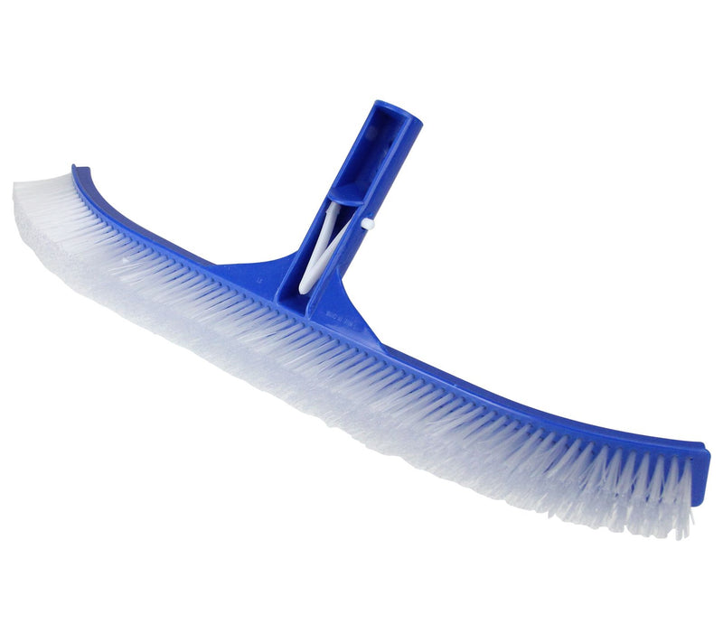 17.5" Blue Swimming Pool Cleaning Curved Brush/ Back Support — View 4