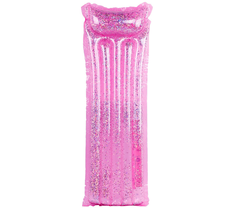 Northlight 67" Inflatable Pink Glitter Pool Lounge Float — Main view