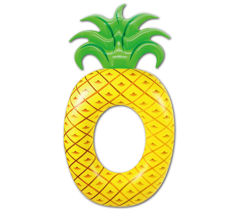 Northlight 72" Pineapple Inflatable Tube Ring P ool Float — View 3