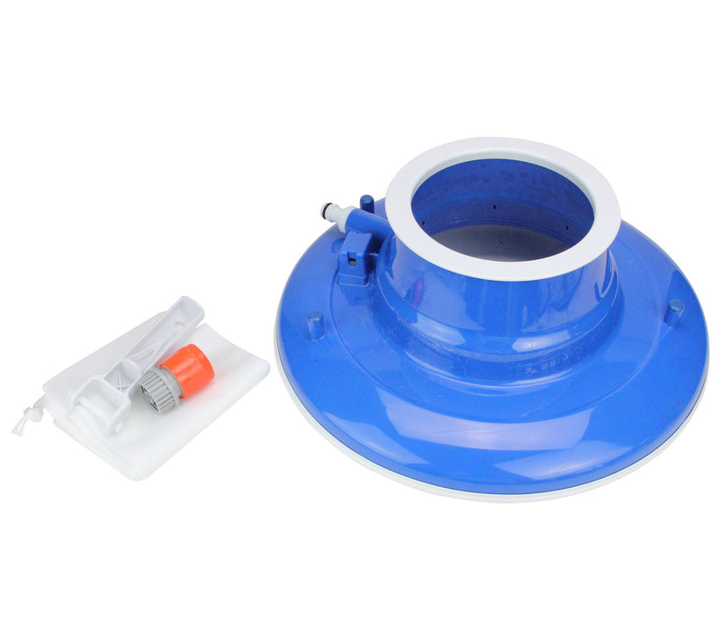 15" Blue Leaf Eater for Pool w/ 3 Swivel Wheels and Brushes — Main view